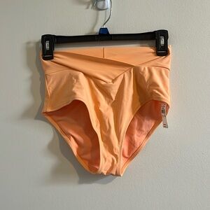 Aerie Crossover High Waisted Bikini Bottom (S)